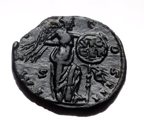 Empire romain. Marcus Aurelius (AD 161-180). Dupondius, Postzegels en Munten, Munten | Europa | Niet-Euromunten