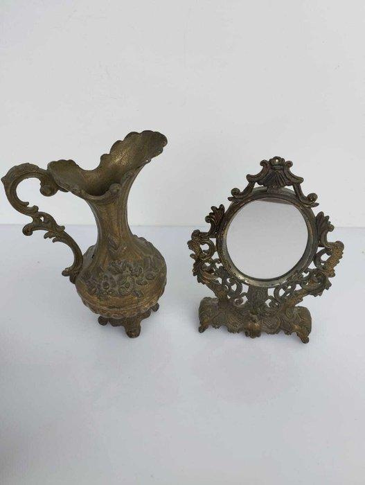 Spiegel (4) - Messing, Antiek en Kunst, Curiosa en Brocante