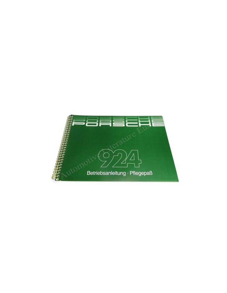1983 PORSCHE 924 INSTRUCTIEBOEKJE DUITS, Autos : Divers, Modes d'emploi & Notices d'utilisation, Enlèvement ou Envoi