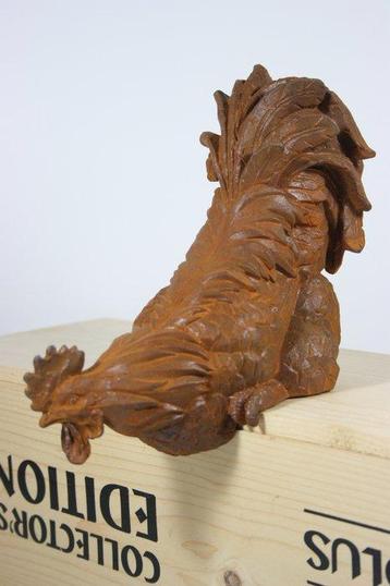 Sculpture, Lifelike Bantam Rooster - 20 cm - Fonte