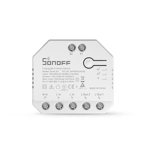 SONOFF DUALR3 slimme rolluikschakelaar - wifi, Hobby en Vrije tijd, Elektronica-componenten, Verzenden