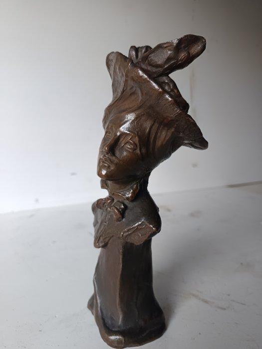 sculptuur, Nobildonna - 22 cm - Brons, Antiek en Kunst, Kunst | Designobjecten