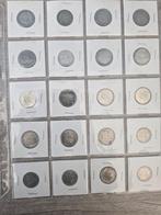 France, Suisse. Lot de 40 pièces en argent, pesant 199,5, Timbres & Monnaies