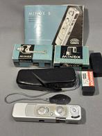 Minox B + leren tas + acc. in doosjes | Spioncamera, Audio, Tv en Foto, Nieuw
