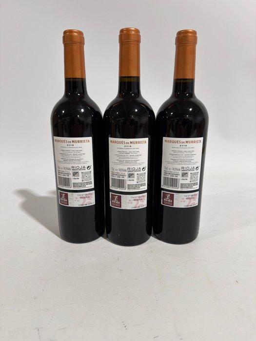 2019 Marqués de Murrieta - Rioja Reserva - 3 Flessen (0.75, Verzamelen, Wijnen