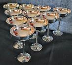 Made in Italy - Champagneglas (10) - Verzilverd, Antiquités & Art, Antiquités | Meubles | Tables