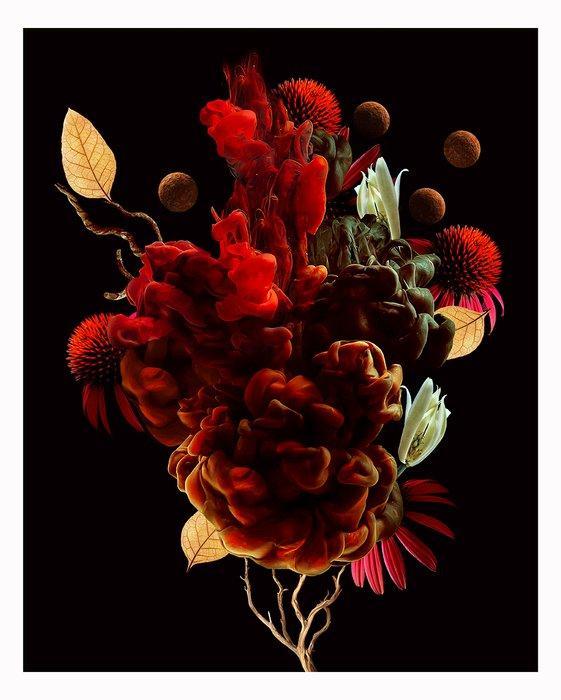 Elena Paraskeva - Blooms Of The Atrium #2, Antiek en Kunst, Kunst | Designobjecten