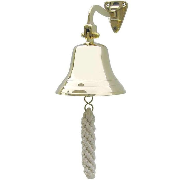 Scheepsbel met Koord Messing 10cm, Watersport en Boten, Accessoires en Onderhoud, Nieuw, Ophalen of Verzenden