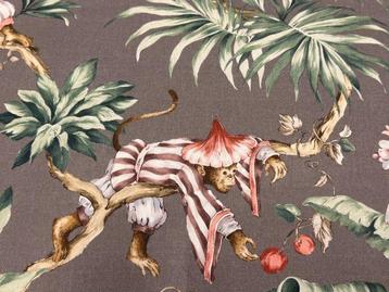 Le Carnaval de la Jungle : Tissu de Luxe Unique et Certifié