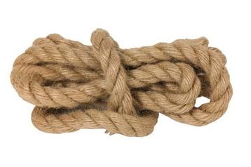 Jute touw naturel extra dik 20mm x 200cm - voor toef en
