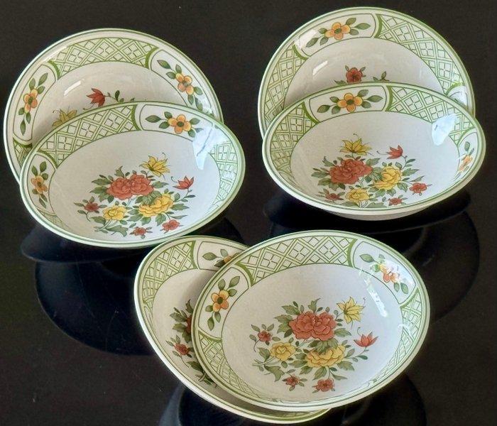 Villeroy & Boch - Kom (6) - Geranium - Porselein, Antiek en Kunst, Antiek | Meubels | Tafels