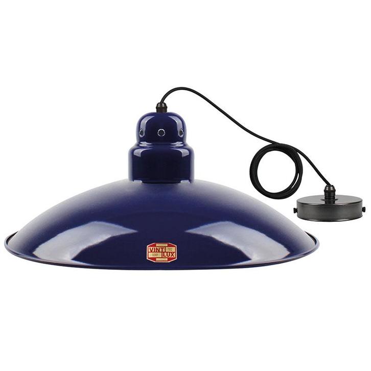 Vintlux Hanglamp HX26 Navy Blue - Ø 46,5 cm - E27, Huis en Inrichting, Lampen | Overige, Verzenden