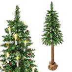 Realistische kerstboom met houten stam - Stijlvol en natu..., Ophalen of Verzenden, Nieuw