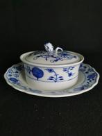 Meissen - Barattolo per burro - Cipolla blu D. 18cm - 2., Antiek en Kunst