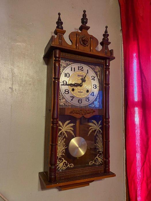 Flip klok - Vintage Hout - 1970-1980 - Pendule Carillon, Antiek en Kunst, Curiosa en Brocante