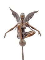 sculptuur, Fee - 59 cm - Brons, Marmer