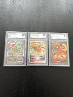 Pokémon - 3 Graded card - CHARIZARD VSTAR & RAYQUAZA VMAX &