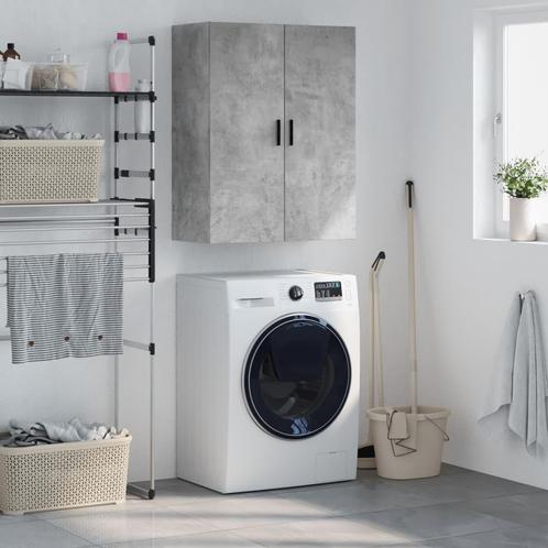 vidaXL Hangkast 69,5x34x90 cm betongrijs, Huis en Inrichting, Kasten | Dressoirs, Nieuw, Verzenden