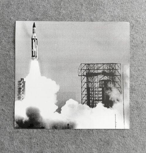 UPI/AP Wirephoto - (2x) Titan 3C & Apollo 9 Lift Off -, Antiek en Kunst, Kunst | Schilderijen | Modern