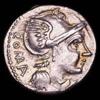 Romeinse Republiek. Lucius Flaminius Chilo, 109-108 v.Chr.., Postzegels en Munten, Munten | Europa | Niet-Euromunten