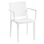 Stoel | EVORA | Kunststof | White | In-/Outdoor |, Verzenden, Nieuw in verpakking