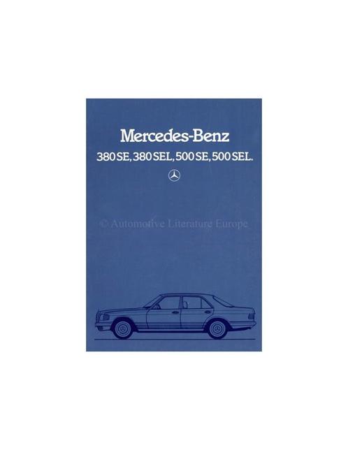1984 MERCEDES BENZ S KLASSE BROCHURE NEDERLANDS, Boeken, Auto's | Folders en Tijdschriften, Ophalen of Verzenden