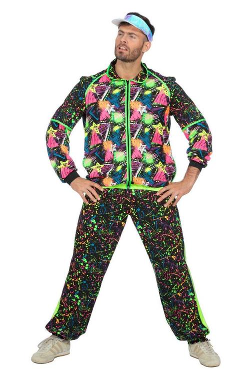 Trainingspak Jaren 80 Neon, Vêtements | Hommes, Costumes de carnaval & Vêtements de fête, Envoi