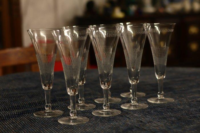 Wijnglas - Glas, Antiquités & Art, Antiquités | Meubles | Tables