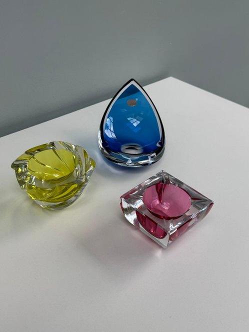 Val Saint Lambert - Cendrier (3) - Cristal, Antiek en Kunst, Antiek | Glaswerk en Kristal