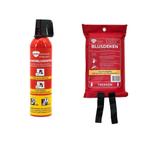 Sprayblusser + branddeken pakket, Verzenden