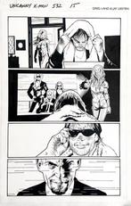 Greg Land / Jay Leisten - 1 Original page - Uncanny X-Men, Boeken, Stripverhalen, Nieuw