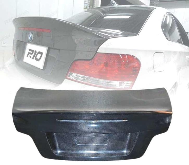 PORTE DE COFFRE ARRIÈRE BMW E82 LOOK CSL CARBONE, Auto-onderdelen, Carrosserie, Verzenden
