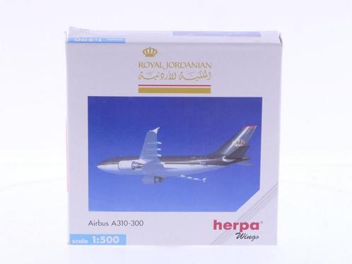 Schaal 1:500 Herpa 501019 Royal Jordanian Airbus A310-300..., Hobby en Vrije tijd, Modelbouw | Vliegtuigen en Helikopters, Gebruikt