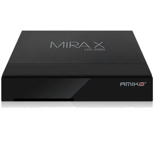 Amiko Mira X HiS-2000 - Full HD Satelliet ontvanger - Linux, Audio, Tv en Foto, Schotelantennes, Nieuw, Ophalen of Verzenden