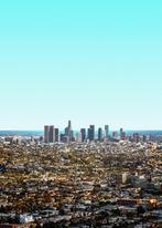 Téber - Los Angeles Skyline (blue)