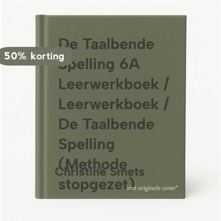 De Taalbende Spelling 6A Leerwerkboek / Leerwerkboek / De, Livres, Livres scolaires, Envoi