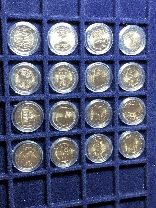 Europa. 2 Euro 2004/2023 (16 monete) (Zonder Minimumprijs), Postzegels en Munten, Munten | Europa | Euromunten