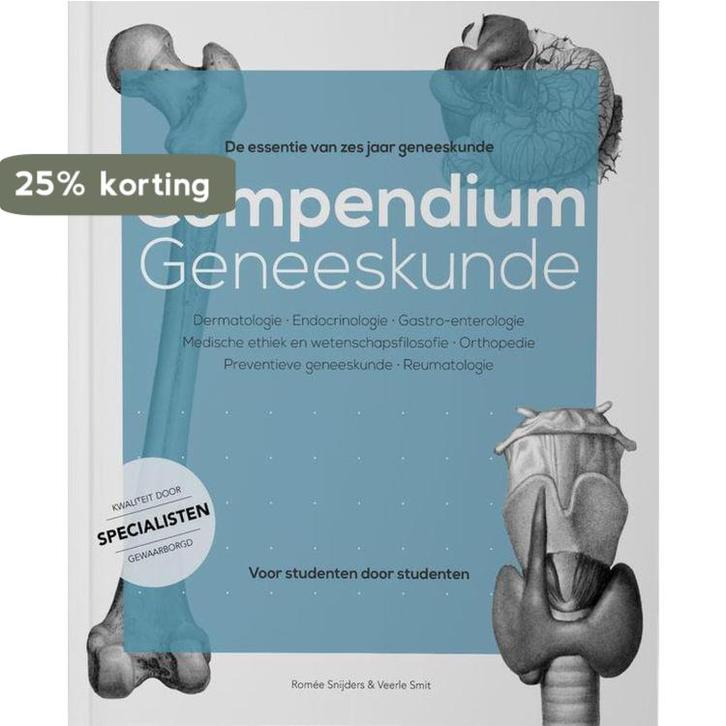 Compendium Geneeskunde deel 3 9789082570922, Livres, Science, Envoi