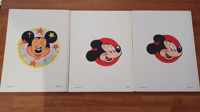 Mickey Mouse - 3 Album - Eerste druk - 1970, Verzamelen, Disney
