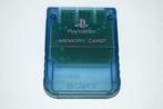 Sony PS1 1MB Memory Card Transparant Blauw (PS1 Accessoires), Ophalen of Verzenden