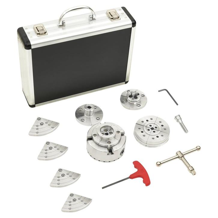 vidaXL Houtklauwplatenset voor 3,75 inch zelfcentrerend, Doe-het-zelf en Bouw, Gereedschap | Handgereedschap, Nieuw, Verzenden