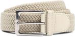 Gevlochten Riem Beige maat 85 Heren, Kleding | Heren, Riemen en Ceintuurs, Verzenden, Echt leder, Nieuw, Suitable