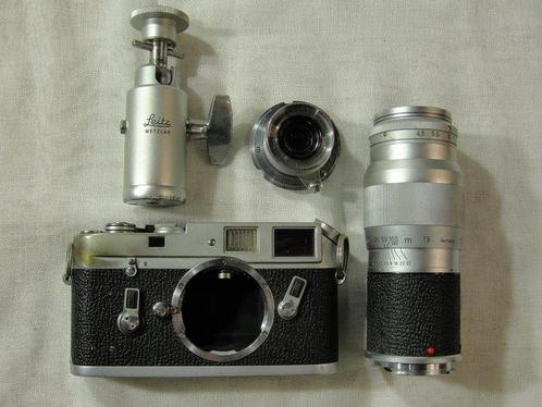 Leica M4 + Summaron 3,5cm F3.5 (LSM) + Hektor 13,5cm F4.5, Verzamelen, Foto-apparatuur en Filmapparatuur