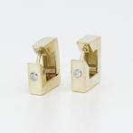 Oorbellen - 14 karaat Geel goud Diamant (Natuurlijk), Handtassen en Accessoires, Oorbellen, Nieuw