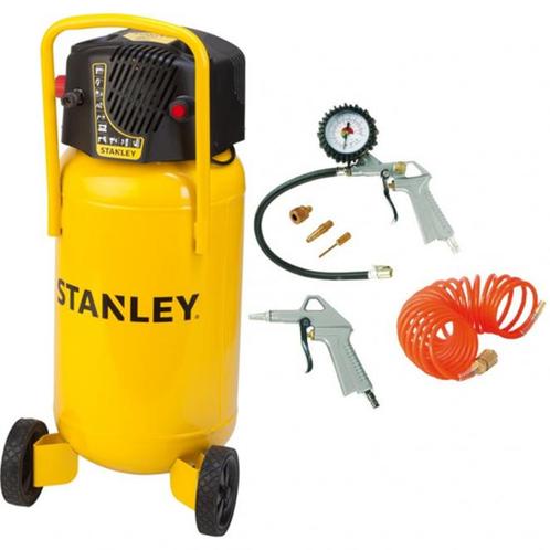 Stanley - D230/10/50V Luchtcompressor inclusief 6-delige set, Bricolage & Construction, Compresseurs, Envoi