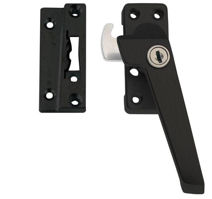 AXA raamsluiting SKG1 rechts 3319 zwart, Doe-het-zelf en Bouw, Hang- en Sluitwerk, Klink of Kruk, Nieuw, Overige materialen