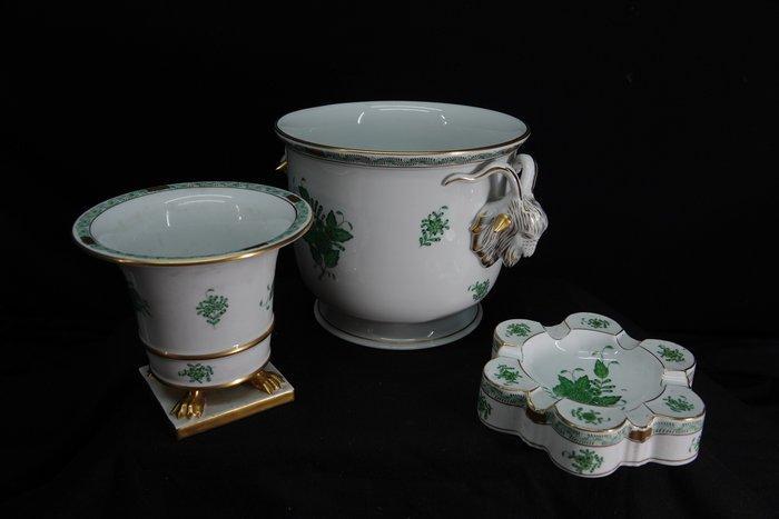 Herend - Tabakspot - Aardewerk - set van 3, Antiek en Kunst, Antiek | Glaswerk en Kristal