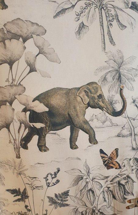 Exclusieve vintage dierenstof - Origineel ontwerp -, Antiek en Kunst, Antiek | Tapijten, Tafelkleden en Textiel