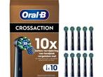 Veiling - 10x Oral-B Cross Action Pro - Opzetborstels Zwart, Bijoux, Sacs & Beauté, Beauté | Soins de la bouche