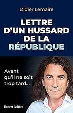 Lettre dun hussard de la République  LEMAIRE, Didier  Book, LEMAIRE, Didier, Verzenden